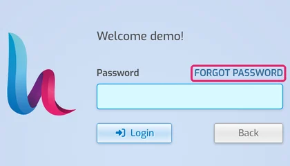 Login step 2 with the Forgot Password link